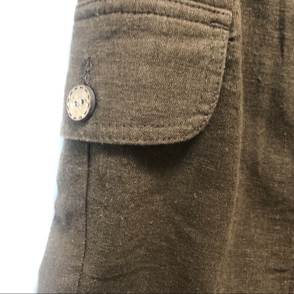 TRIBAL Linen Crop Pant Size 10 - Picture 5 of 9